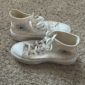 white high top converse